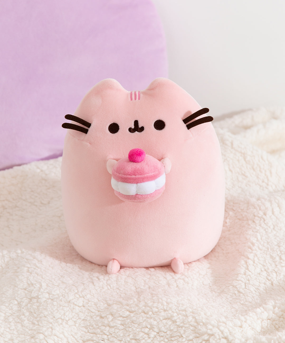 Pusheen Sweets Cherry Macaron Squisheen Plush - US 9430
