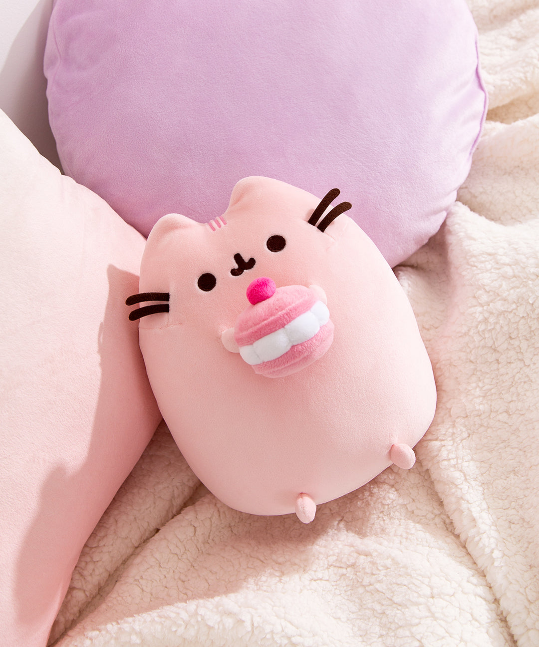 Pusheen Sweets Cherry Macaron Squisheen Plush - US 9430 - Image 3