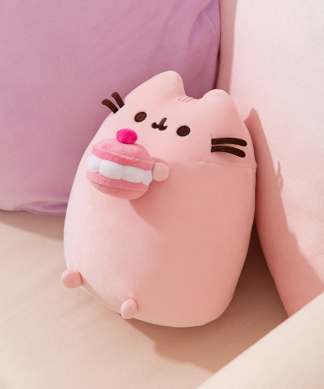 Pusheen Sweets Cherry Macaron Squisheen Plush - US 9430 - Image 4