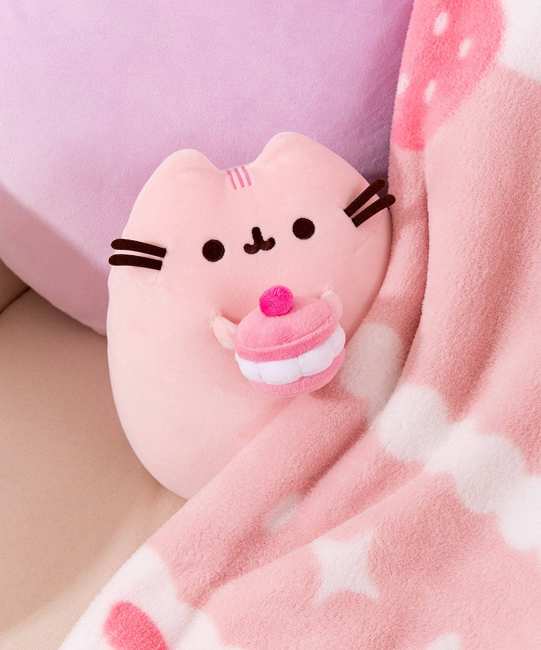 Pusheen Sweets Cherry Macaron Squisheen Plush - US 9430 - Image 5