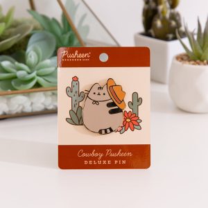 Cowboy Pusheen Hat Deluxe Pin