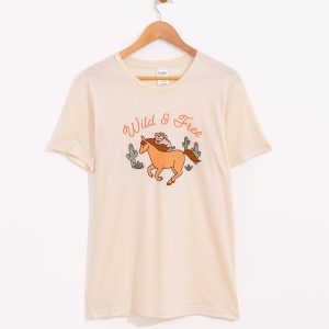 Cowboy Pusheen Wild & Free Tee