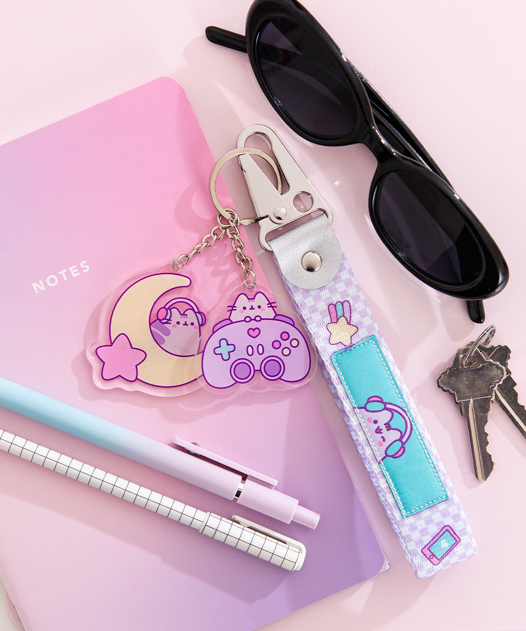 Gamer Pusheen Controller Keystrap