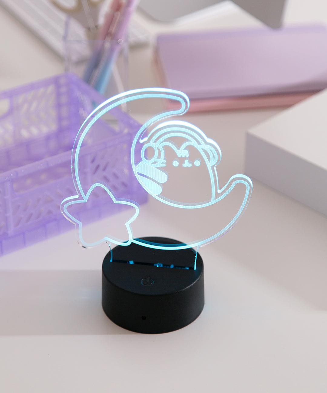 Gamer Pusheen Moon Otaku Lamp - US 5991