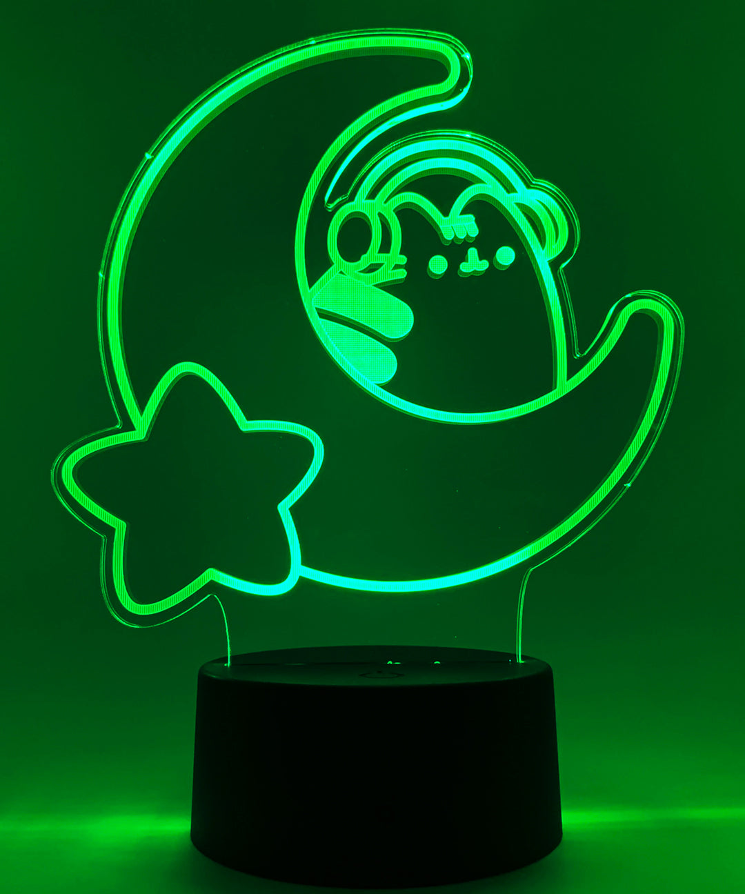 Gamer Pusheen Moon Otaku Lamp - US 5991 - Image 6