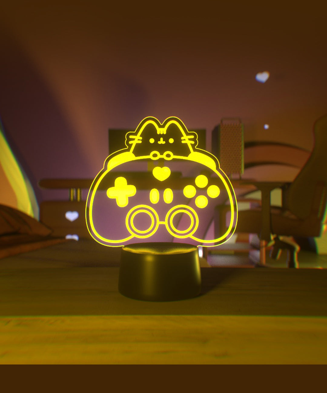 Gamer Pusheen Otaku Lamp - Image 7
