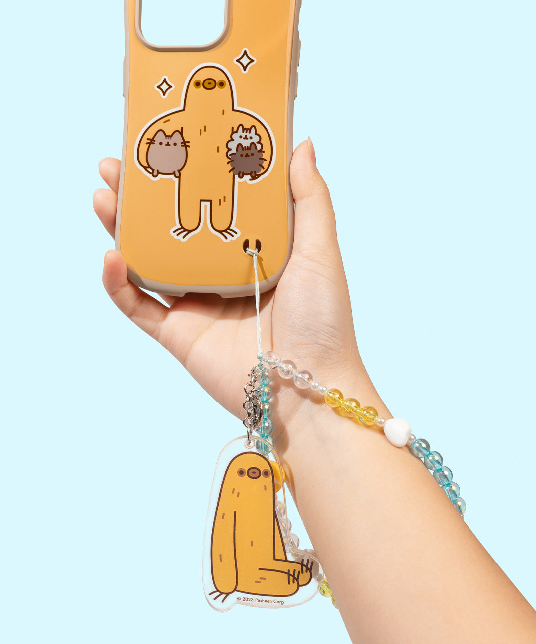 Sloth Beaded Phone Charm - Image 3