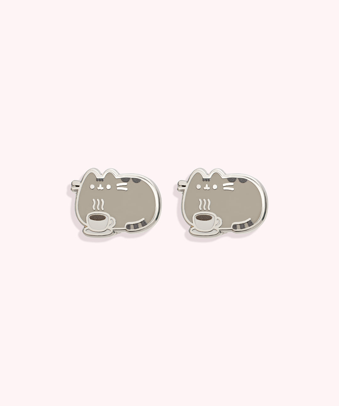 Pusheen Coffee Stud Earrings - Image 2