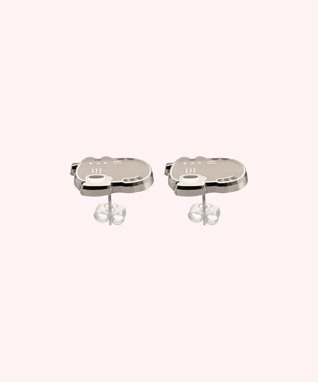 Pusheen Coffee Stud Earrings - Image 3