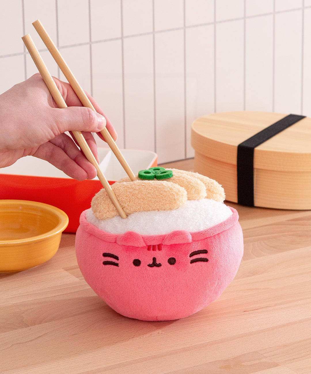 Pusheen Katsu Rice Bowl Plush - US 1589 - Image 3