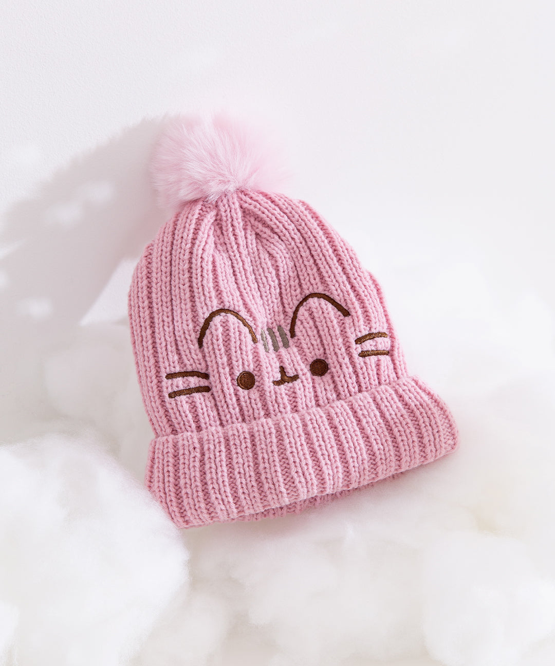 Pusheen Pink Pom Knit Hat - Image 5