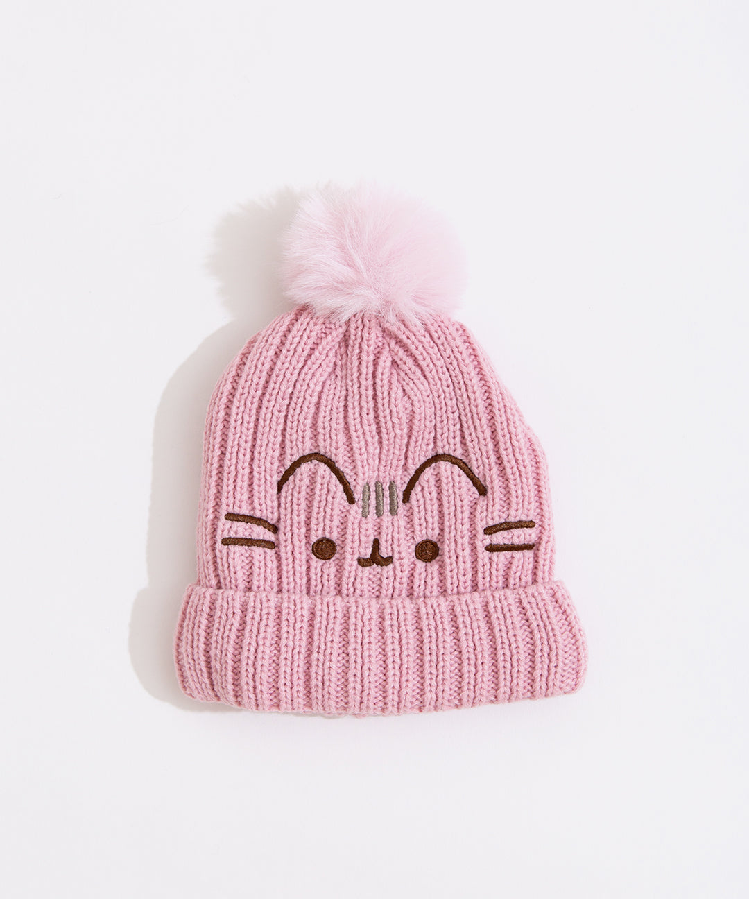 Pusheen Pink Pom Knit Hat