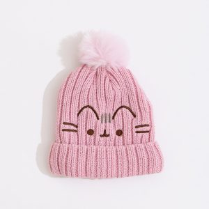 Pusheen Pink Pom Knit Hat - US 8469