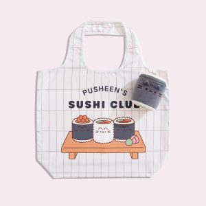 Pusheen Sushi Reusable Bag Keychain Plush - US 7888