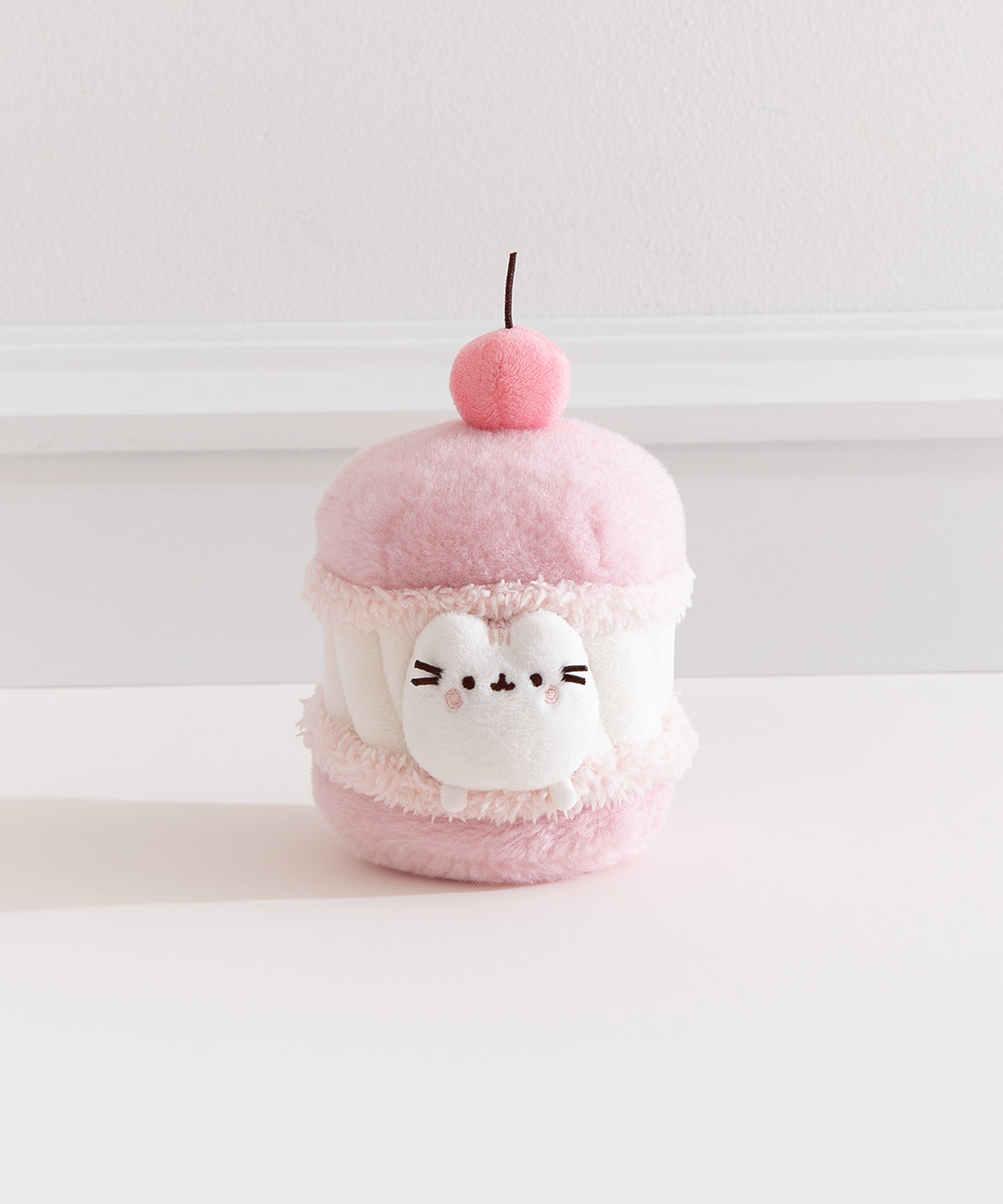 Pusheen Sweets Cherry Macaron Plush 2-pc Environment - Image 6