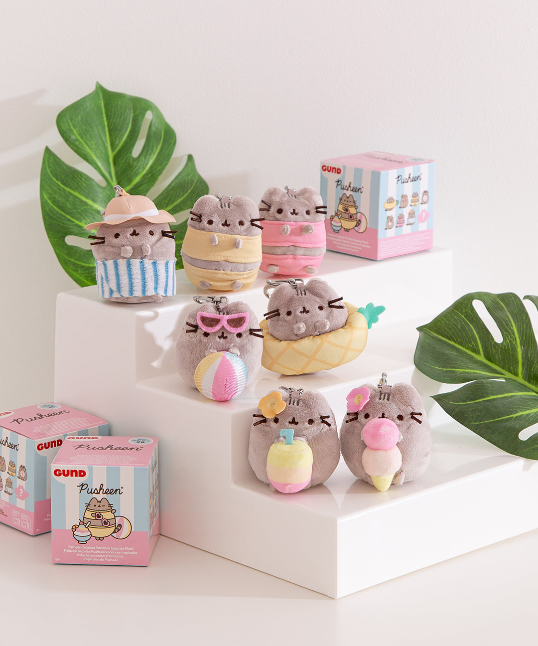 Pusheen Tropical Vacation Surprise Plush