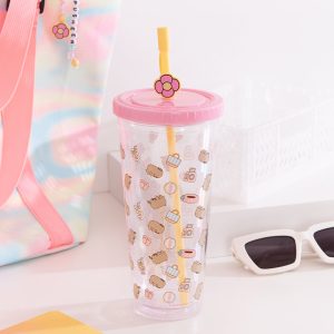 Pusheen Tropical Vacation Tumbler