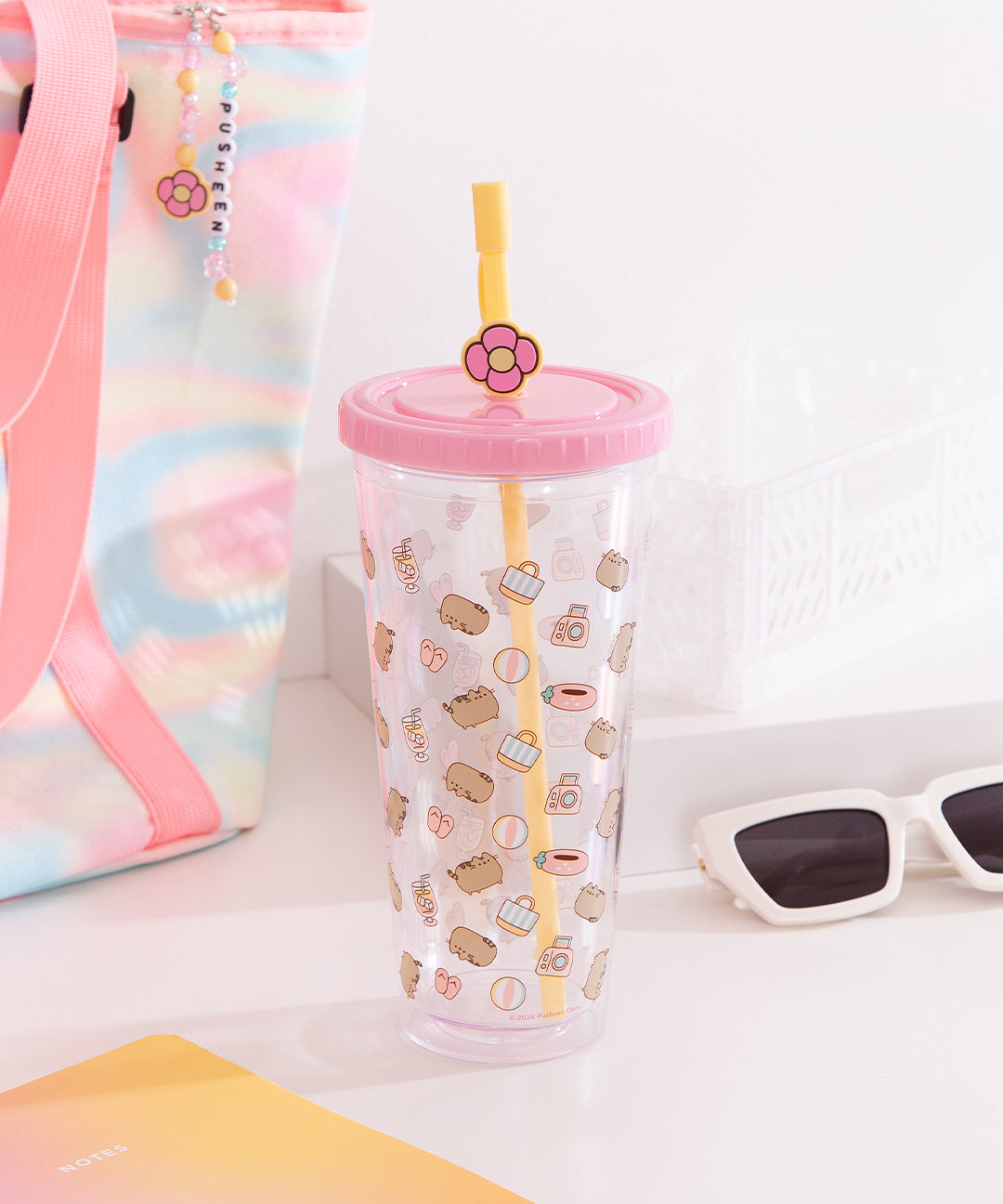 Pusheen Tropical Vacation Tumbler