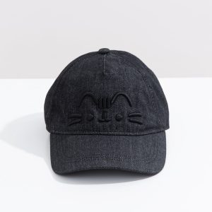 Pusheen Black Denim Cap - US 4760