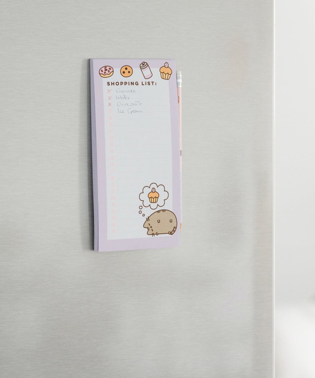 Pusheen Magnetic Shopping List Notepad - Image 2