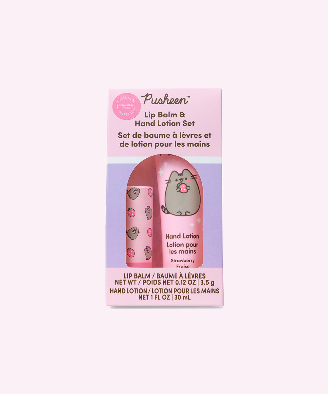 Pusheen Strawberry Lip Balm & Hand Lotion Set - Image 7