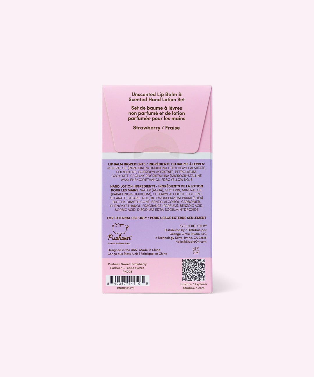 Pusheen Strawberry Lip Balm & Hand Lotion Set - Image 10