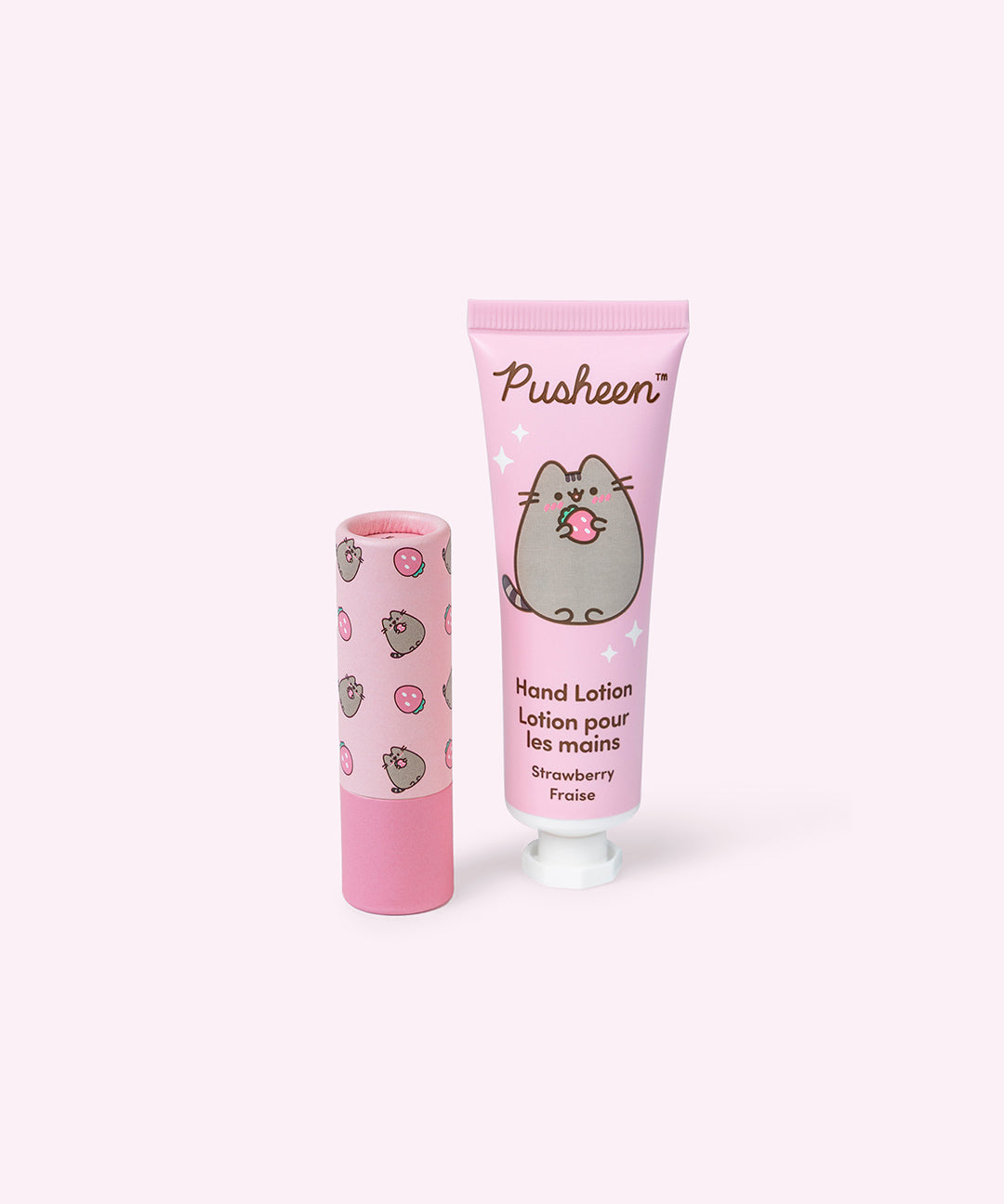 Pusheen Strawberry Lip Balm & Hand Lotion Set - US 1866 - Image 8