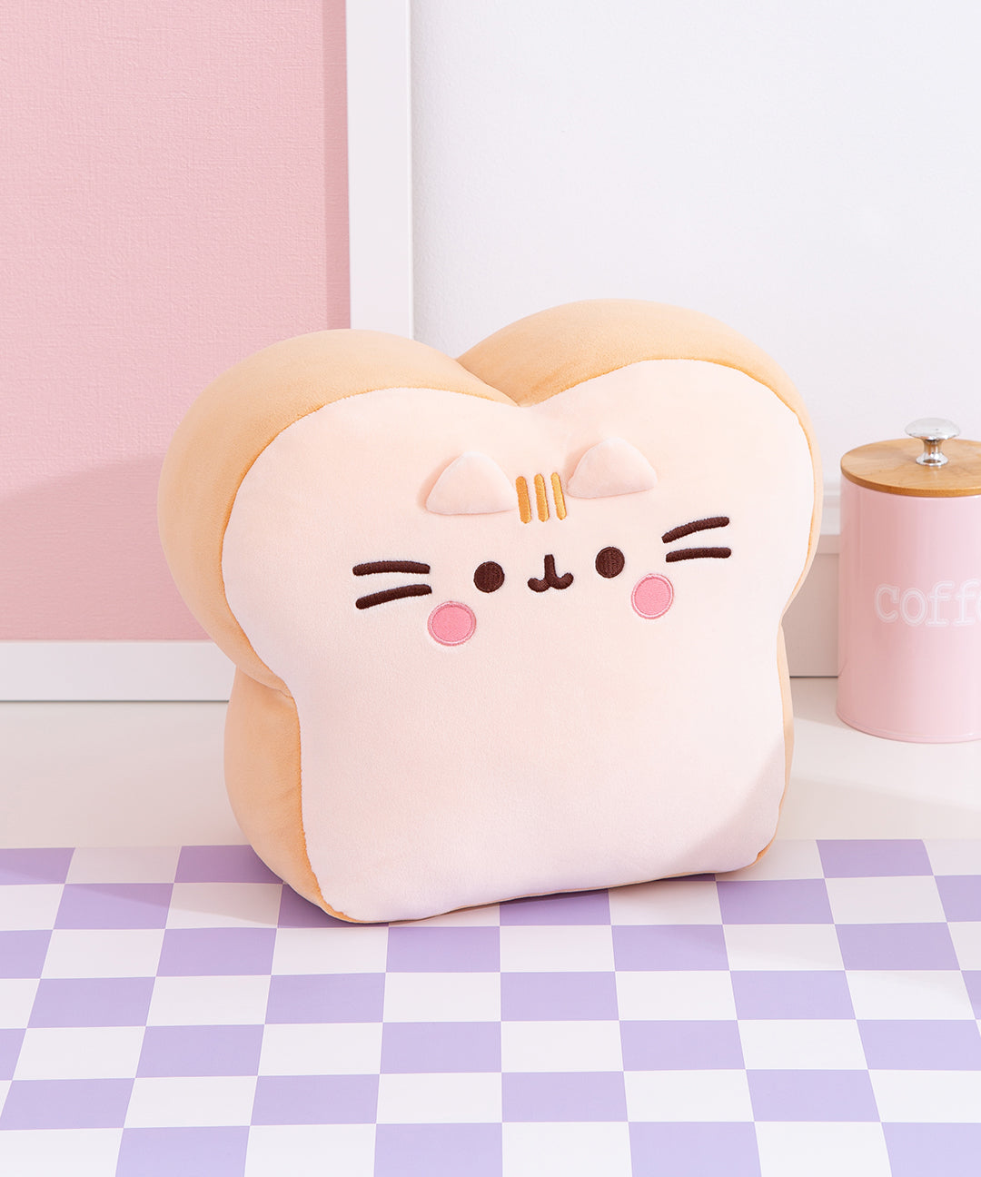 Pusheen's Kitchen White Bread Squisheen Plush - Image 4