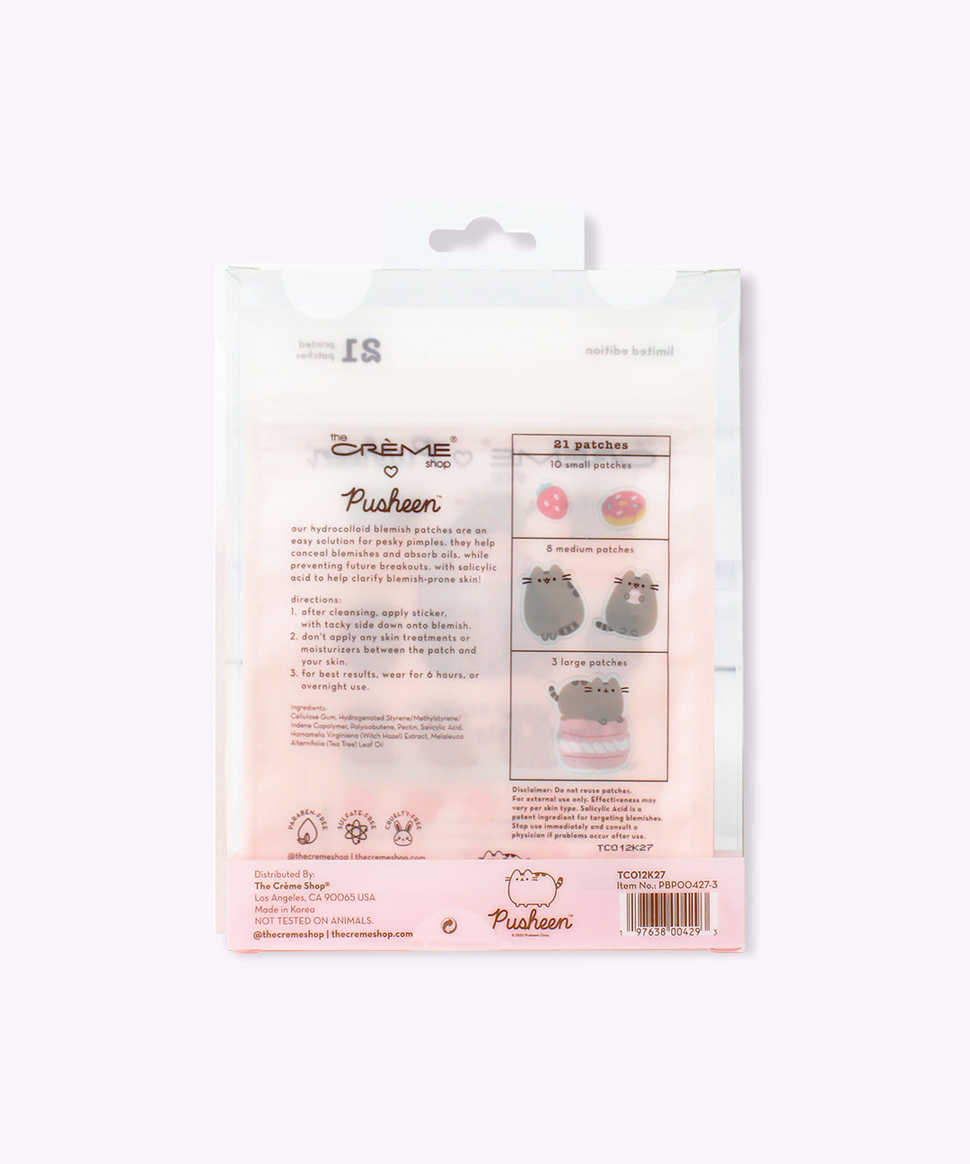 The Cr??me Shop x Pusheen Blemish Patches - 3-pack - US 7007 - Image 3