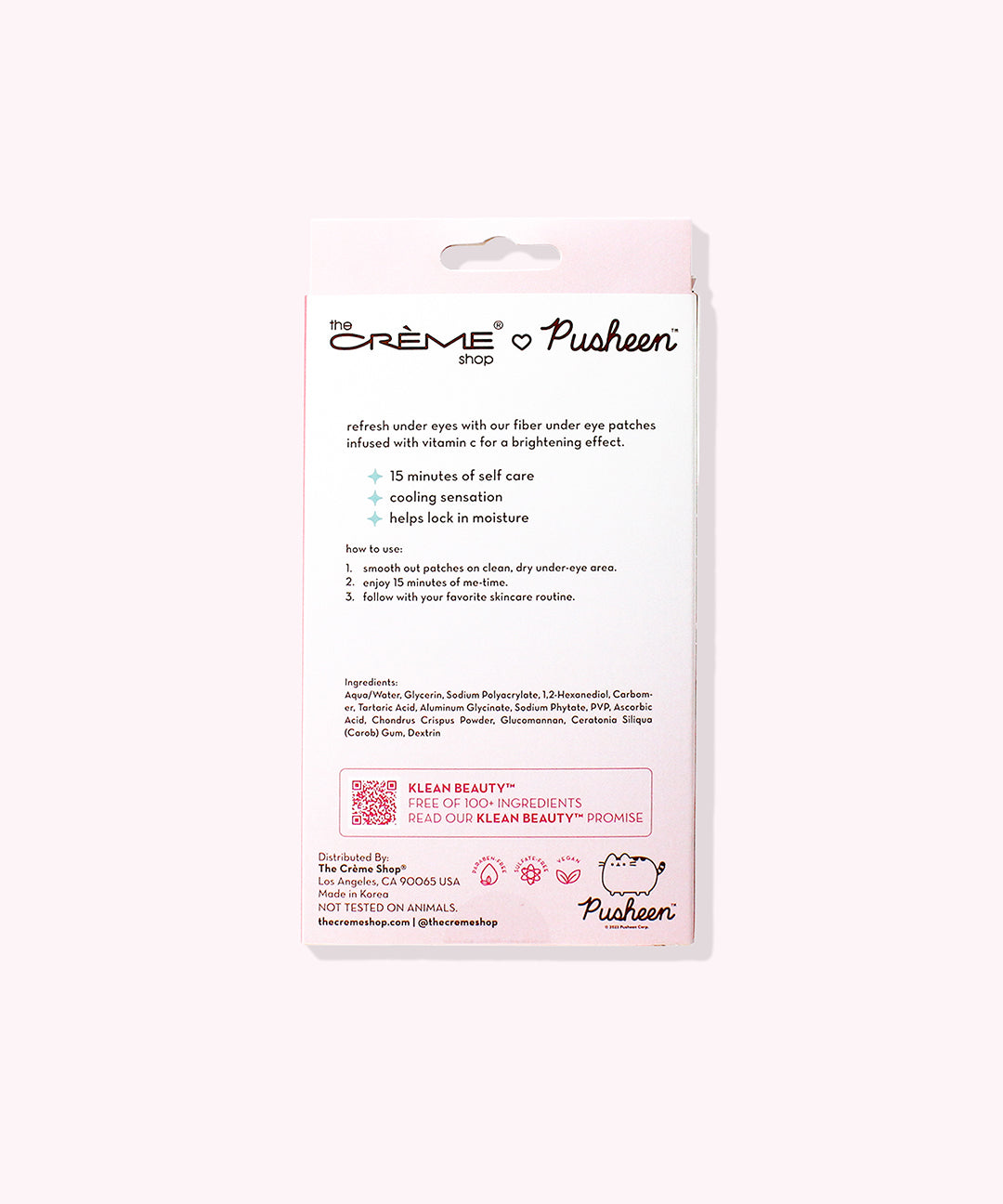The Cr??me Shop x Pusheen Under Eye Patches - 3-pack - US 1277 - Image 3