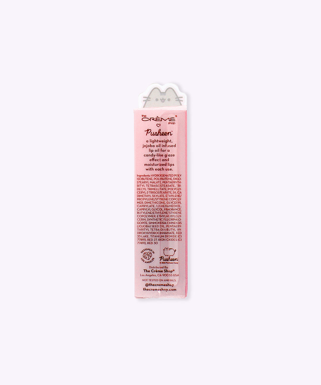 The Cr??me Shop x Pusheen Lip Oil - Berry Best - US 9231 - Image 4