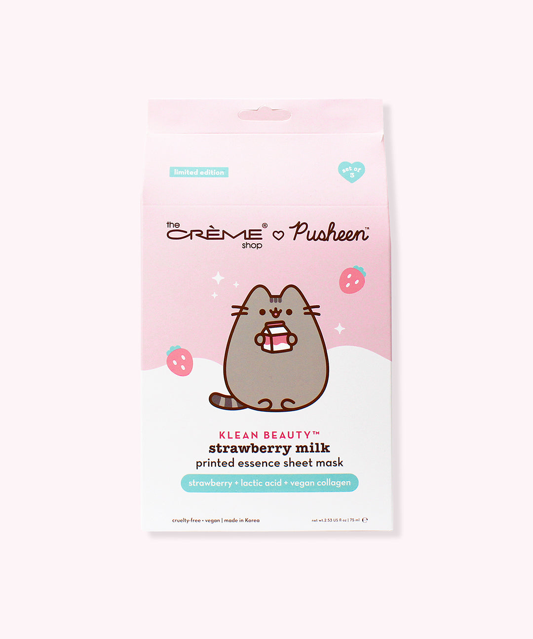 The Cr??me Shop x Pusheen Sheet Masks - 3-pack - Image 4